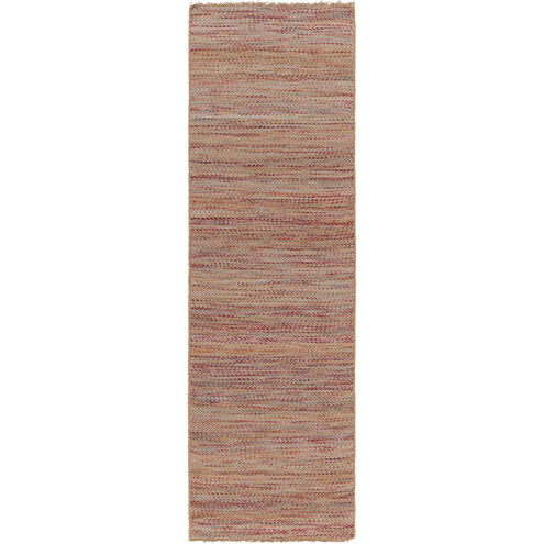 Cove 36 X 24 inch Bright Pink, Beige Rug