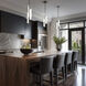 Dripstone LED 5.88 inch Black Mini-Pendant Ceiling Light, dweLED