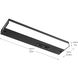 Arza Select LED 12 inch Black Undercabinet Light