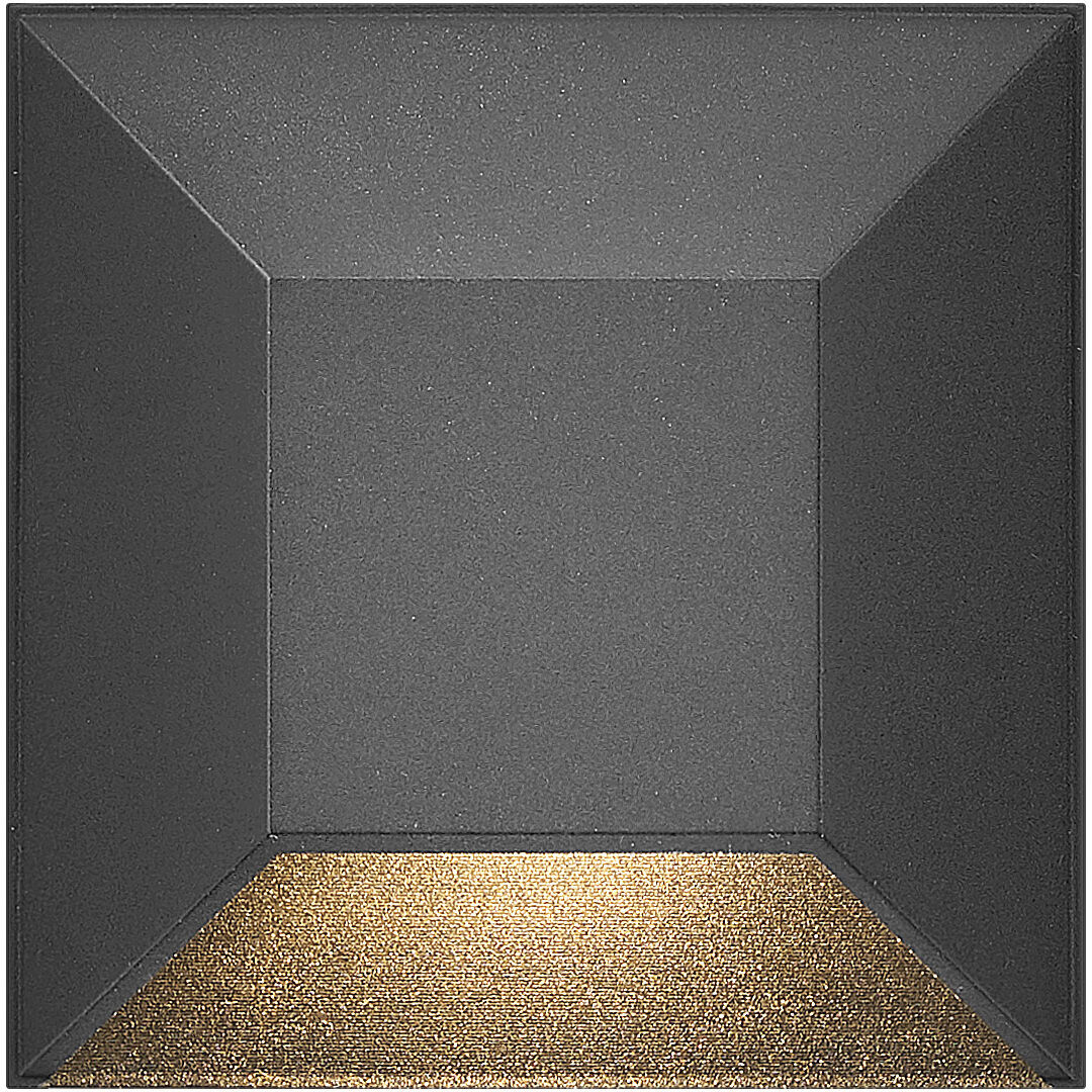 Nuvi 12v 1.40 watt Black Landscape Deck Sconce, Square