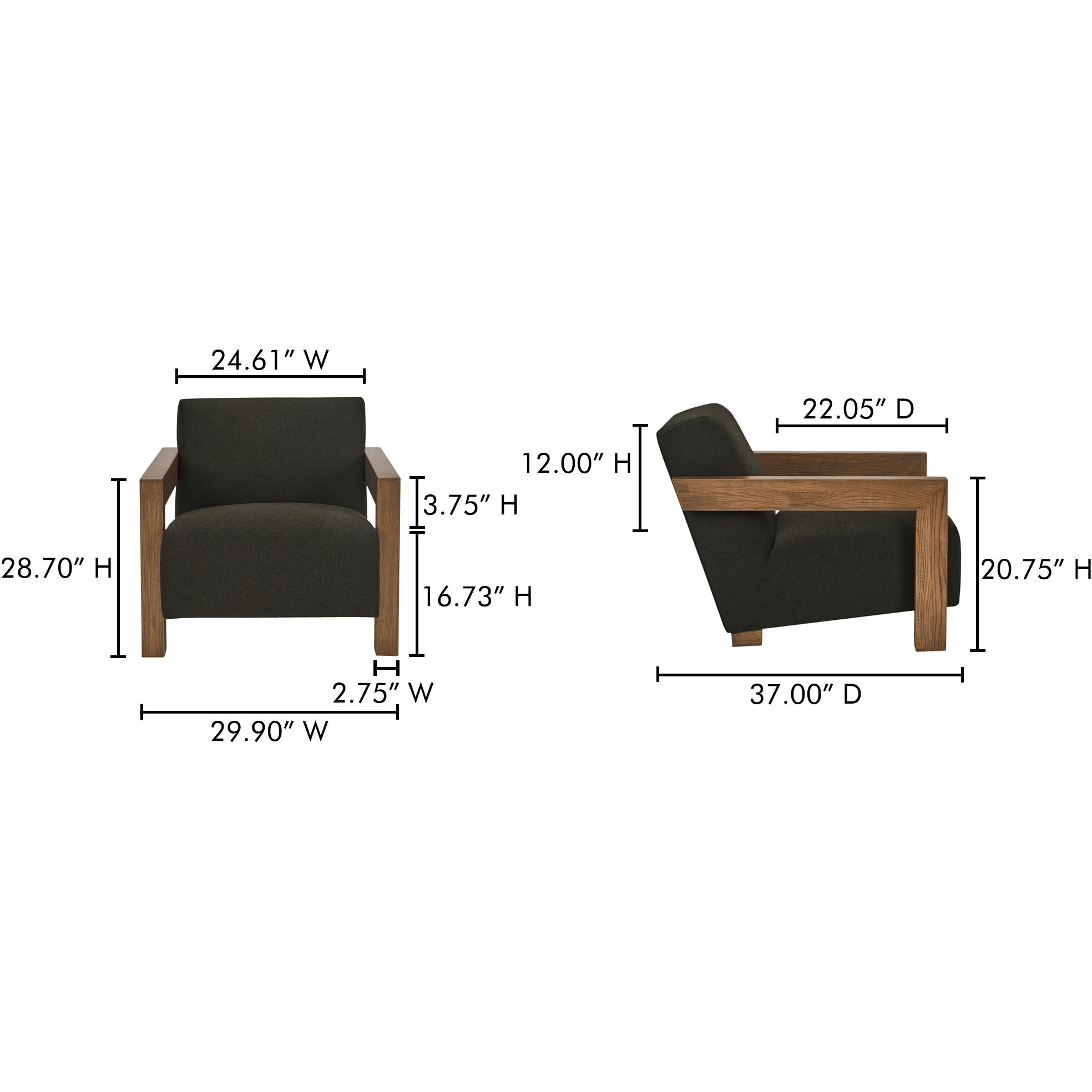 Garnet Green Lounge Chair