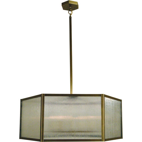 Lyon 4 Light 26 inch Antique Copper Chandelier Ceiling Light