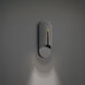 Clog LED 16 inch Basalt Stone and Black Outdoor Wall Light in 3000K, Bassalt Stone and Black