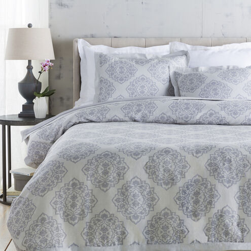 Anniston Light Gray/Gray Duvet in Full/Queen