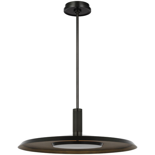 Avroko Saucer 1 Light 24 inch Dark Bronze/Darkened Brass Pendant Ceiling Light