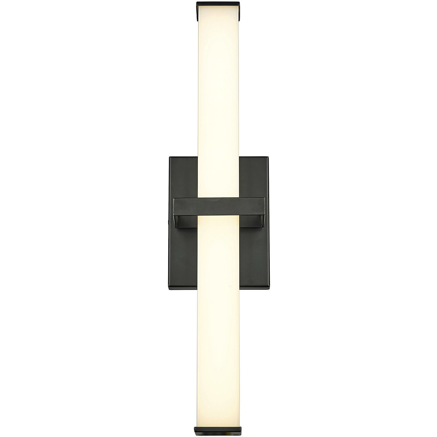 Elon Vanity Wall Light in Matte Black