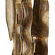 Musa 62 inch 9 watt Vintage Brass and Black Floor Lamp Portable Light