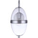 Sivo Outdoor Wall Mount in Satin Aluminum, Medium