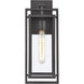 Gladwyn 1 Light 16.5 inch Matte Black Outdoor Sconce