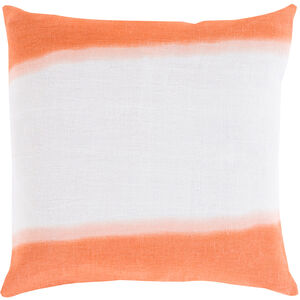 Double Dip 22 inch Peach, Ivory, Coral Pillow Kit