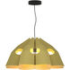 Victoria 29.5 inch Pale Green Pendant Ceiling Light in Pale Green/Ash