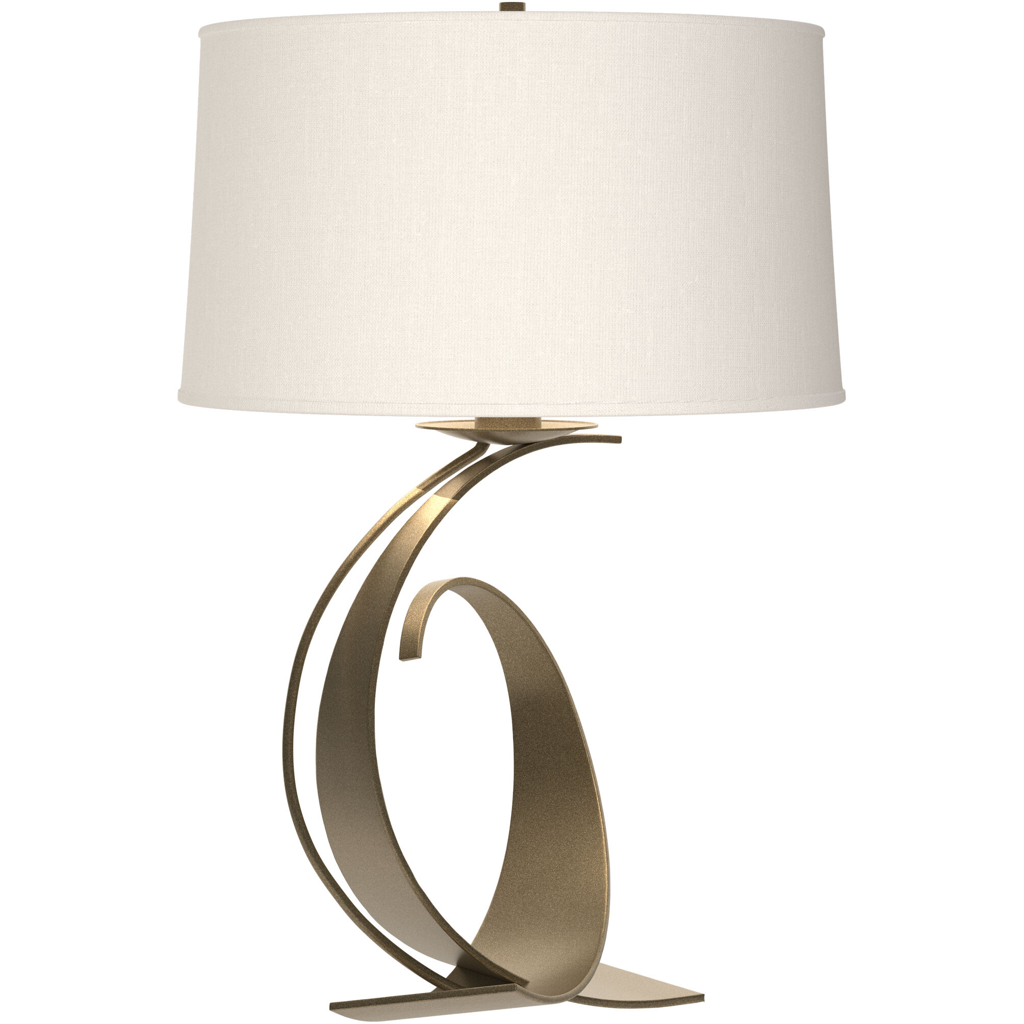 Fullered Impressions 29 inch 150 watt Modern Brass Table Lamp Portable Light in Natural Anna Large
