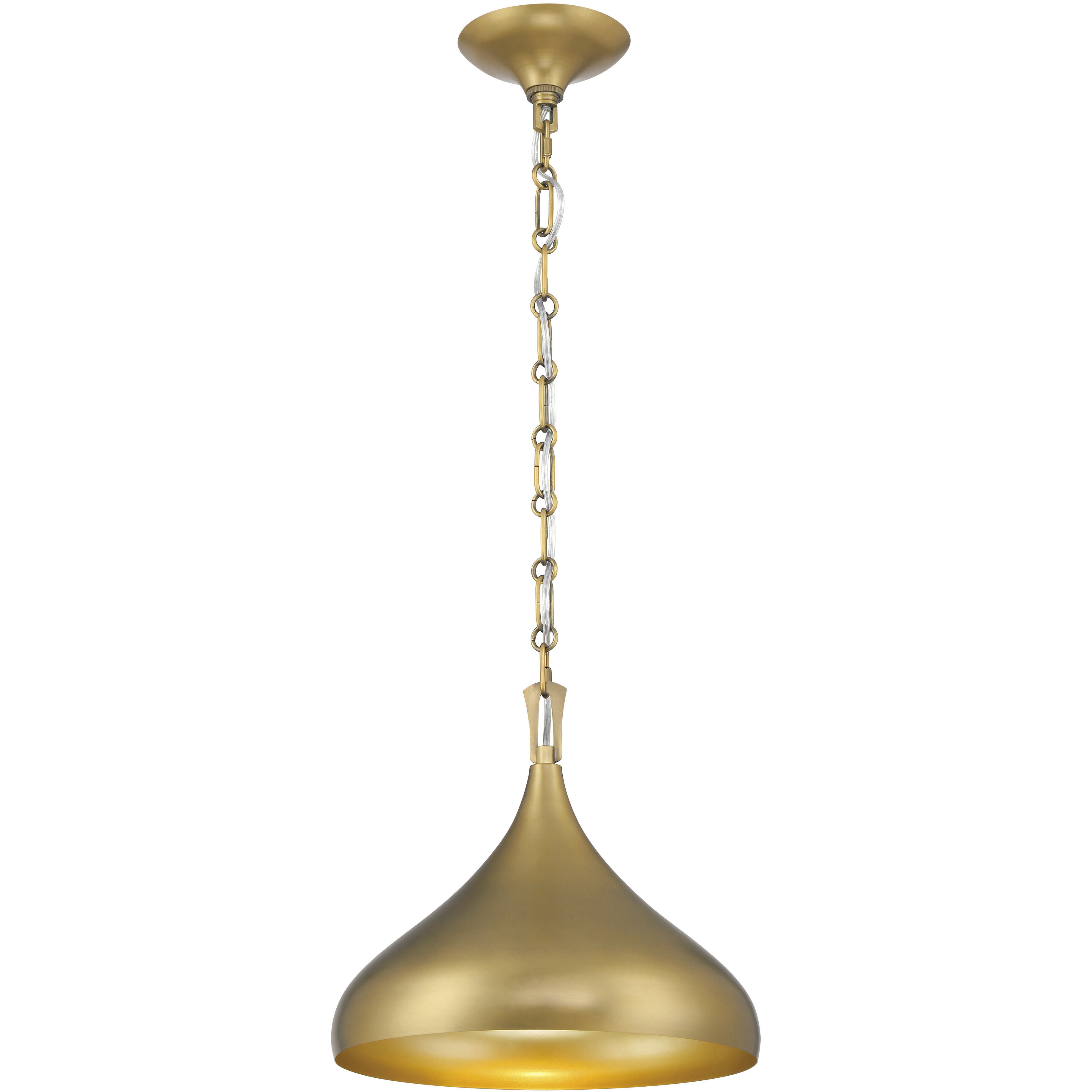 Cedar Lane 1 Light 12.75 inch Legacy Brass Pendant Ceiling Light