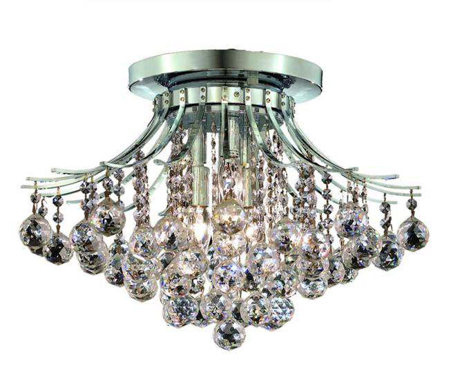 Toureg 6 Light 19 inch Chrome Flush Mount Ceiling Light in Royal Cut