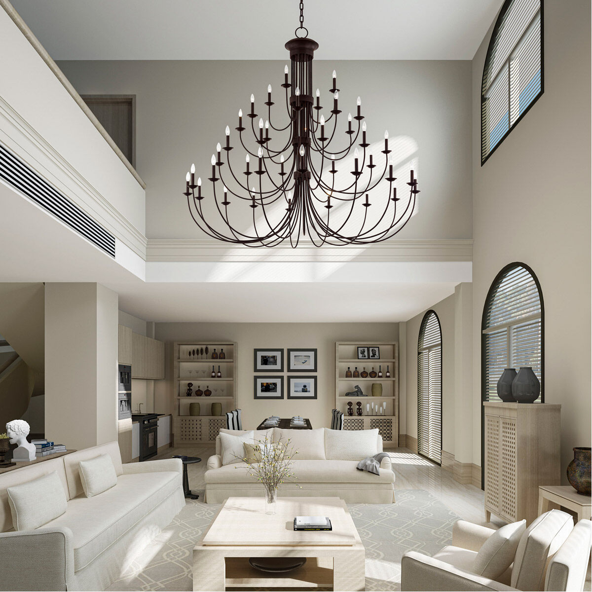 Grand foyer chandelier store