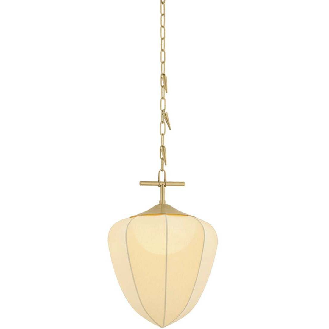 Hoshi 1 Light 15 inch Vintage Brass Pendant Ceiling Light