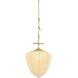 Hoshi 1 Light 15 inch Vintage Brass Pendant Ceiling Light