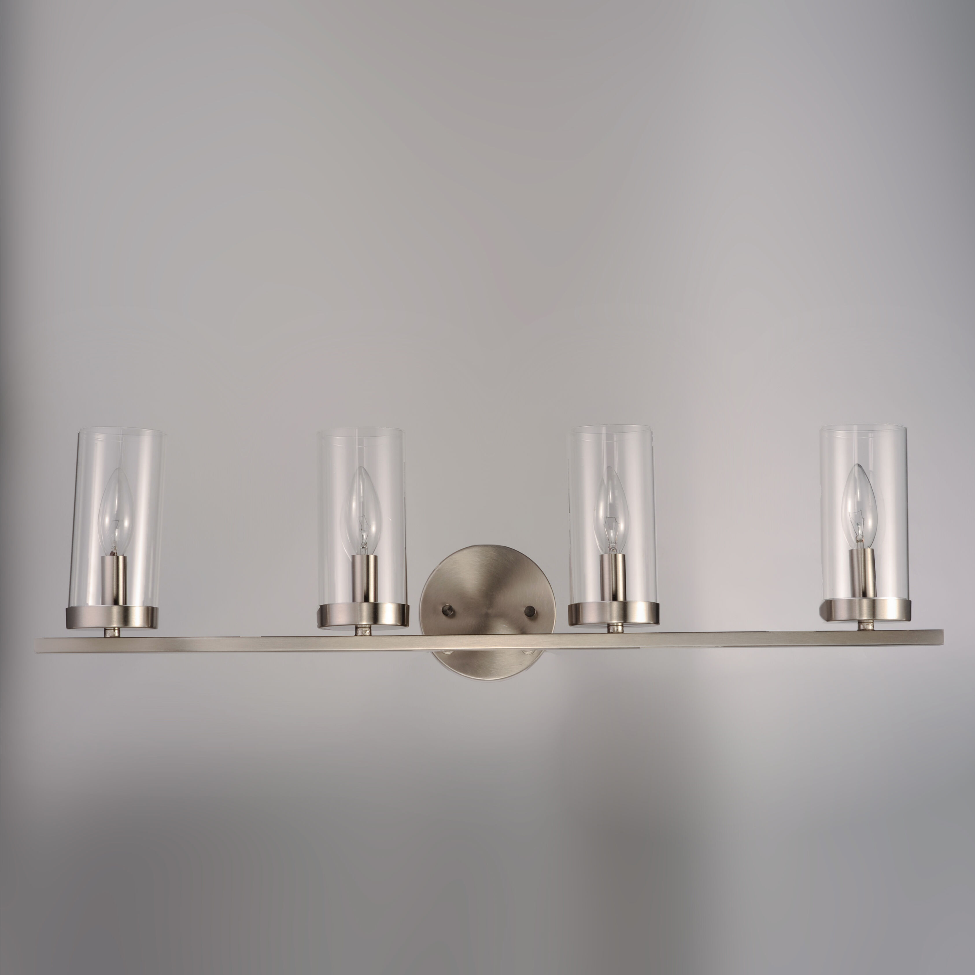 Sentinel 4 Light 30 inch Satin Nickel Bath Vanity Wall Light