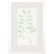 Florals Collection Block Profile Matted White Framed Art