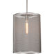 Uptown Mesh 1 Light 12.2 inch Classic Silver Pendant Ceiling Light in E26 Incandescent, Frosted, Oversized