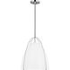 Sean Lavin Norman 1 Light 15.38 inch Chrome Pendant Ceiling Light