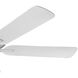 Metro 52 inch Chalk White with Chalk White, Weathered Wood Blades Fan