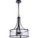 Elliot 5 Light 16 inch Flat Black Pendant Ceiling Light