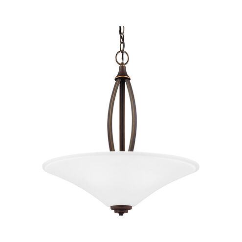 Metcalf 3 Light 22 inch Autumn Bronze Pendant Ceiling Light