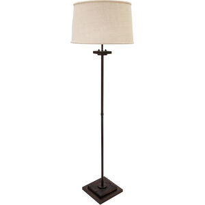 Farmhouse 61 inch 100 watt Chestnut Bronze Floor Lamp Portable Light