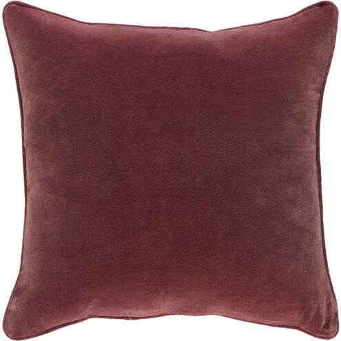 Safflower 18 X 18 inch Dark Red Pillow Kit, Square