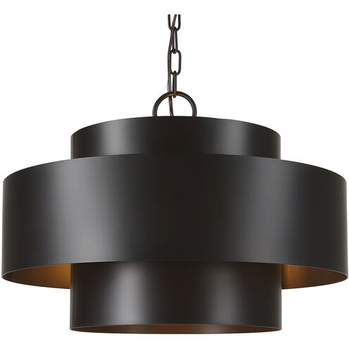 Youngstown 4 Light 20 inch Dark Bronze Pendant Ceiling Light