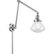 Olean 28 inch 3.50 watt Polished Chrome Swing Arm Wall Light, Franklin Restoration
