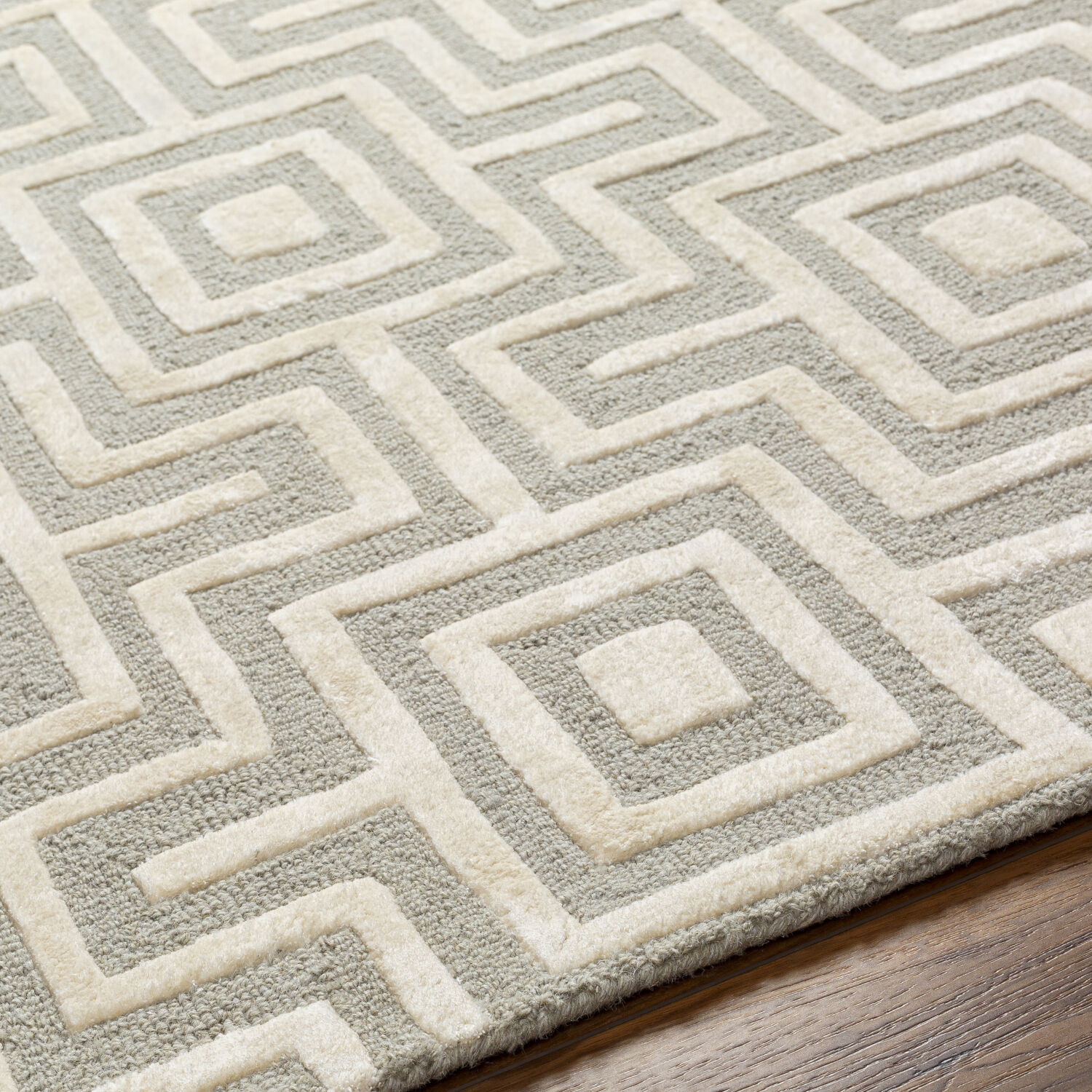 Addison 120 X 96 inch Taupe Rug, Rectangle