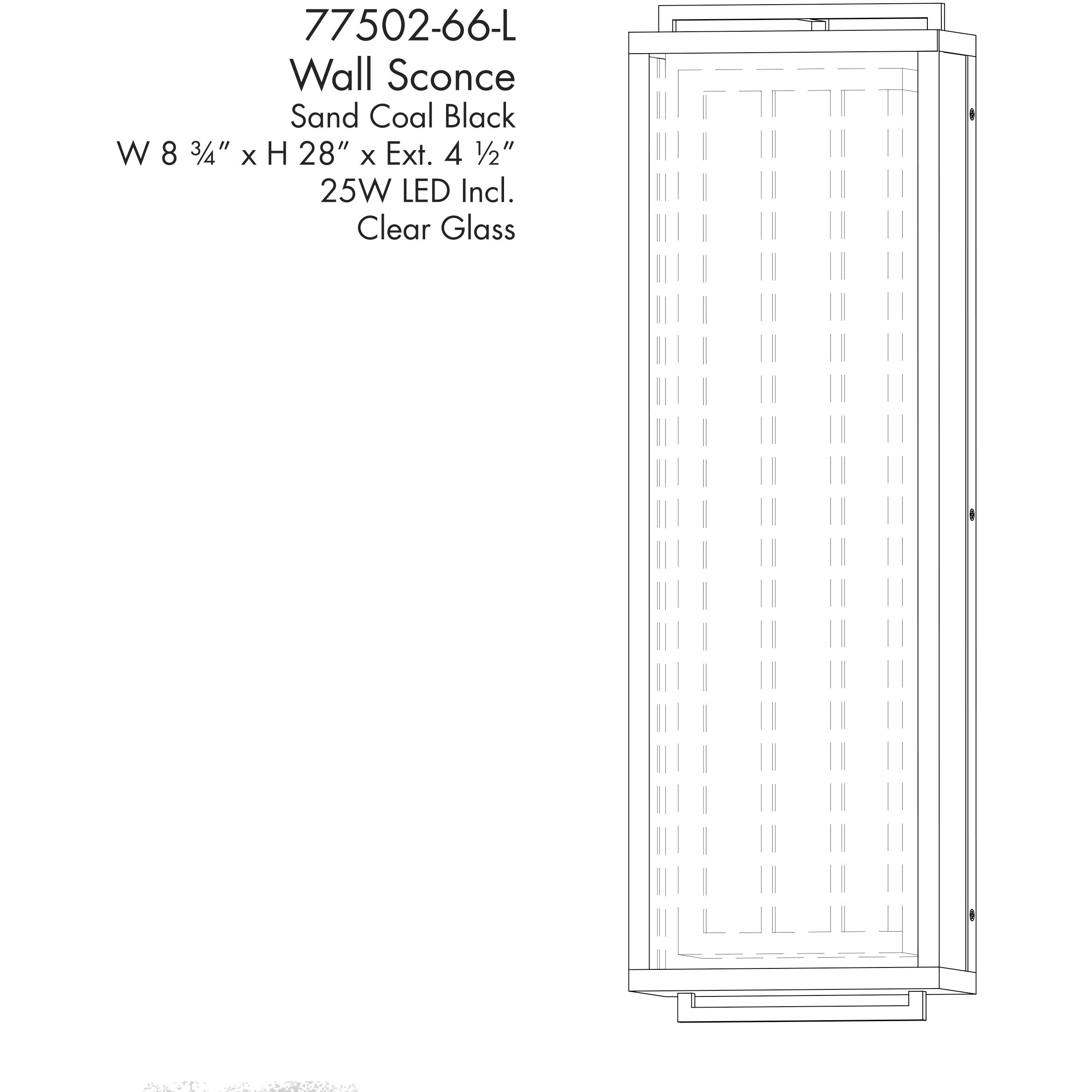 Eastly Outdoor Wall Sconce in Sand Coal, Great Outdoors