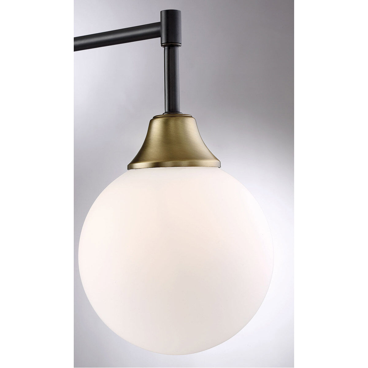 Mid-Century Modern 6 inch 60.00 watt Oiled Rubbed Bronze with Natural Brass Adjustable Wall Sconce Wall Light