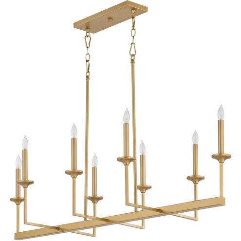 Eldorado 8 Light 18 inch Aged Brass Chandelier Ceiling Light