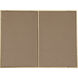 Monet 48 X 36 inch Brass Wall Mirror
