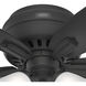 Newsome 42 inch Matte Black with Dark Gray Oak/Matte Black Blades Ceiling Fan
