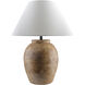 Lirael 26.6 inch 100 watt Brick Accent Table Lamp Portable Light