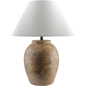Lirael 26.6 inch 100 watt Brick Accent Table Lamp Portable Light