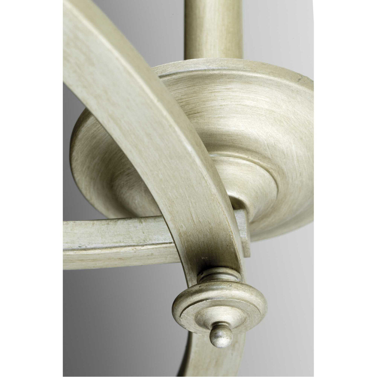 Desiree 6 Light 38 inch Silver Ridge Linear Chandelier Ceiling Light, Design Series