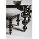 Claudio 99 X 54 inch Hand Rubbed Black Dining Table