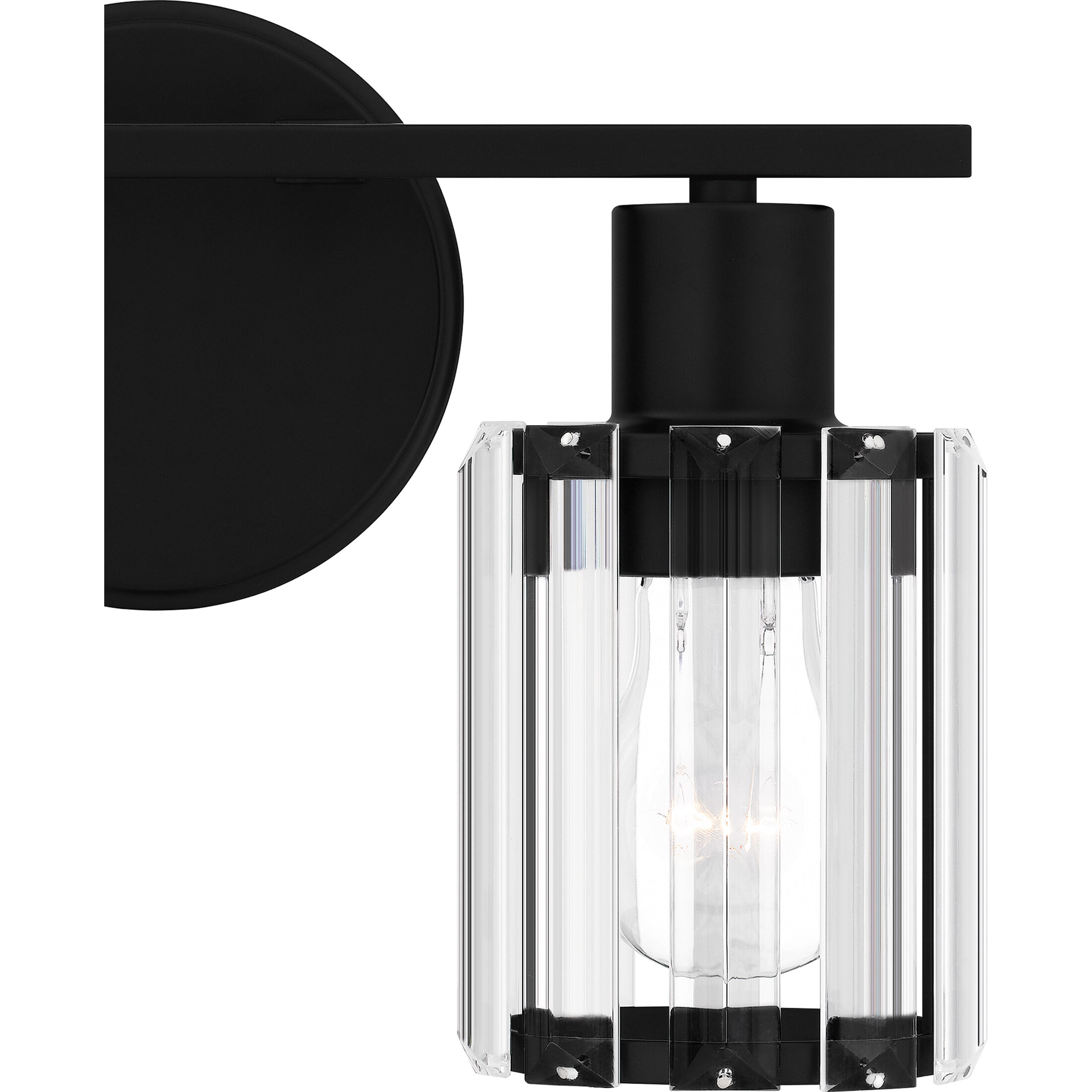 Isla 2 Light 13 inch Matte Black Bath Light Wall Light