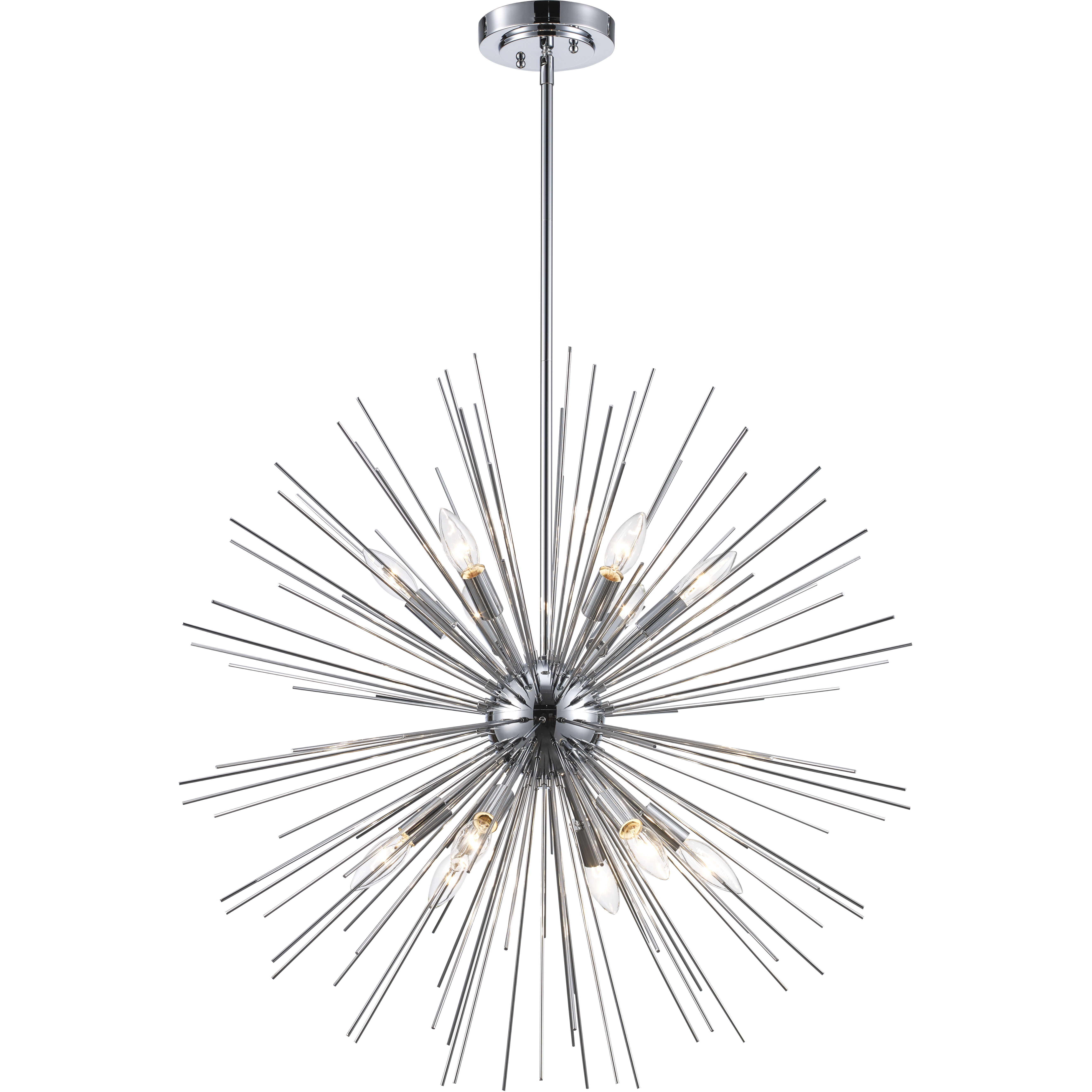 Collina 12 Light 29 inch Polished Chrome Pendant Ceiling Light