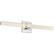 Sean Lavin Reiya Square LED 24 inch Chrome Vanity Light Wall Light
