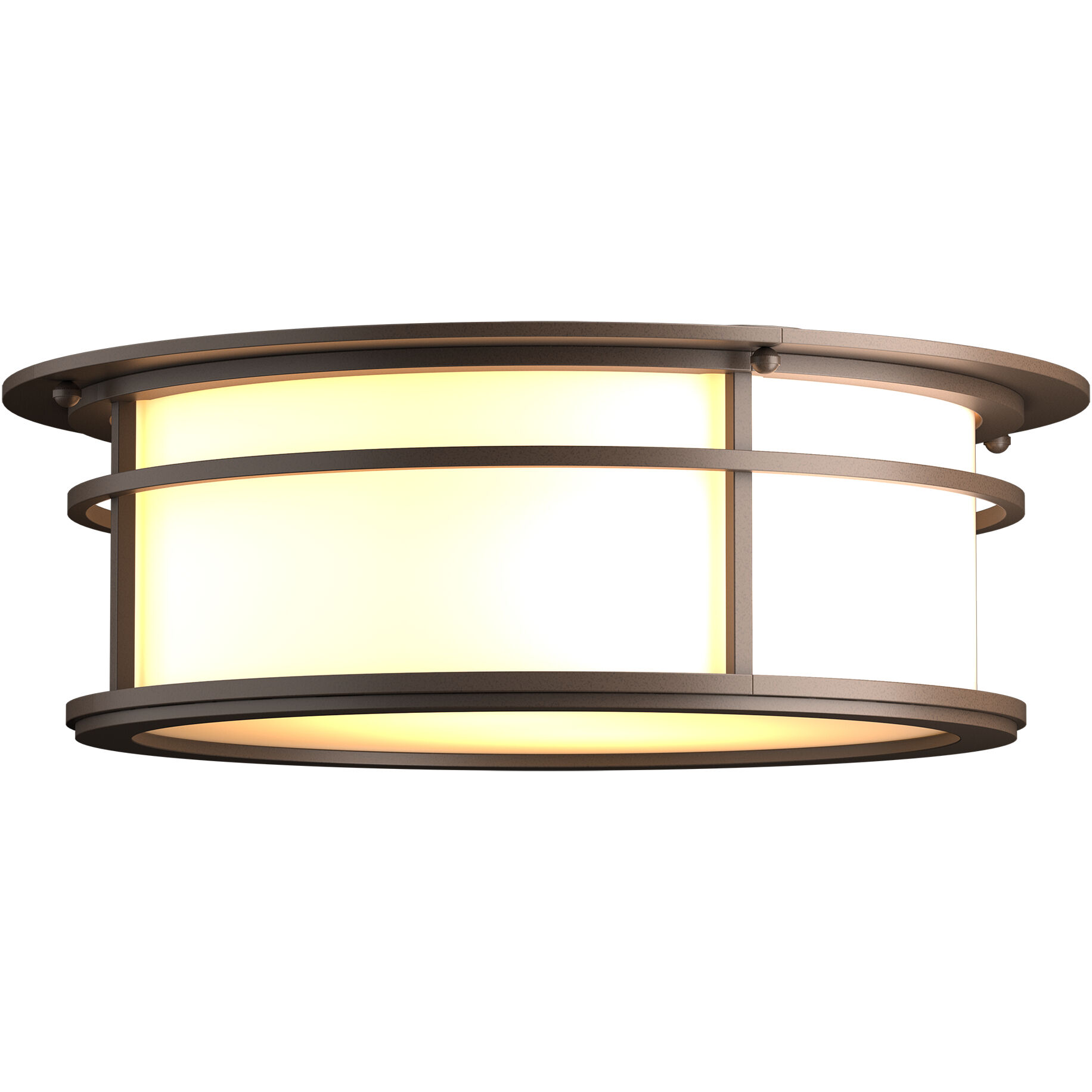 Province 2 Light 14.5 inch Coastal Bronze Outdoor Flush Mount