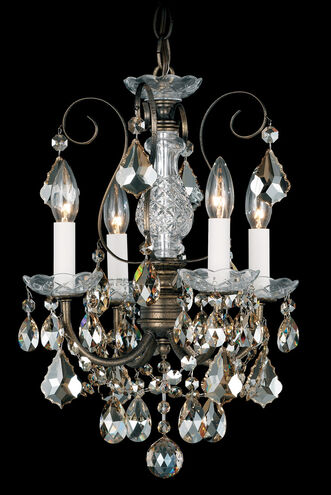 New Orleans 4 Light Etruscan Gold Chandelier Ceiling Light in Radiance