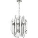 Bova 4 Light 16.75 inch Polished Nickel Chandelier Ceiling Light