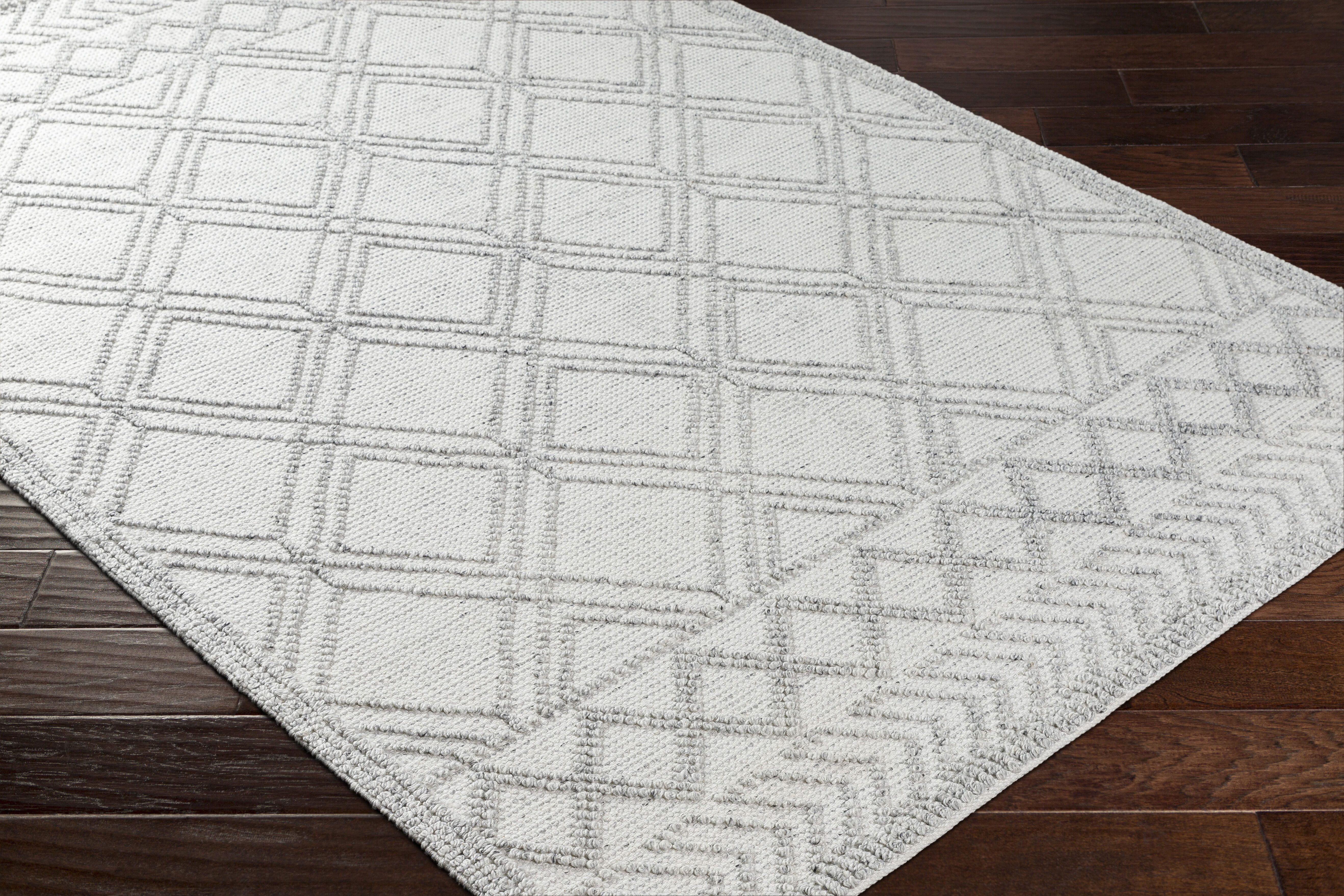 Napoli 144 X 108 inch White Rug, Rectangle