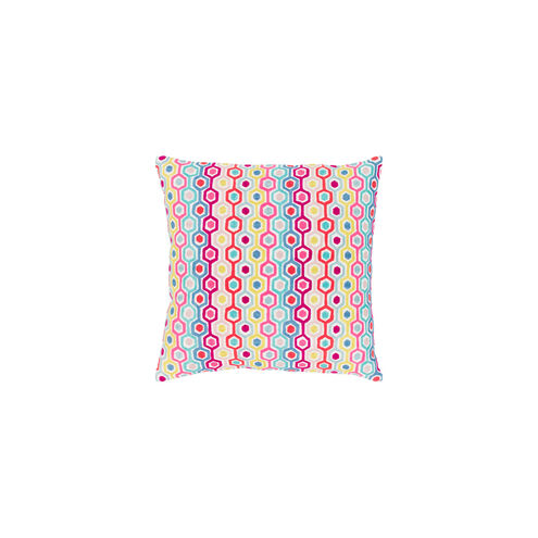 Candescent 20 X 20 inch White and Coral Pillow Kit